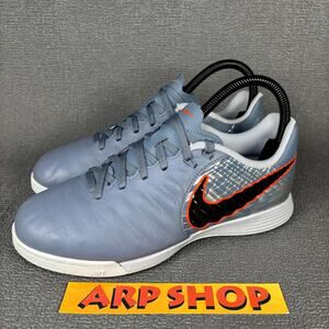 Nike JR Legend 7 Academy AH7259-408 Size Kids Boys 4Y Grey Turf Soccer Cleats